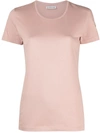 Moncler Side Logo Cotton Jersey T-shirt In Pink