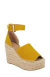 MARC FISHER LTD ADALYN ESPADRILLE WEDGE SANDAL,884085078563