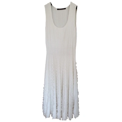 Pre-owned Antonino Valenti Mid-length Dress In White