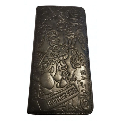 Pre-owned Hysteric Glamour Leather Wallet In Black