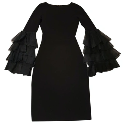 Pre-owned Antonino Valenti Mini Dress In Black