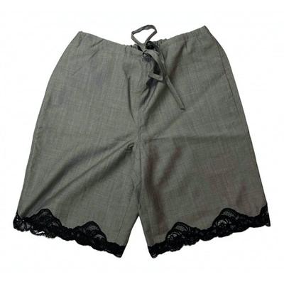 Pre-owned Alexander Wang Grey Cotton Shorts