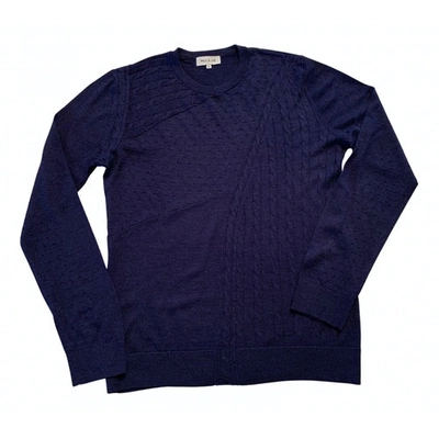 Pre-owned Paul & Joe Wool Pull In Navy