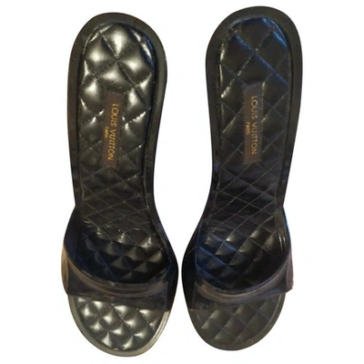 Pre-owned Louis Vuitton Sandal In Black