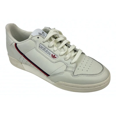 Pre-owned Adidas Originals Continental 80 Leather Trainers In Other