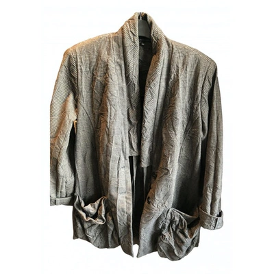 Pre-owned La Fee Maraboutee Wool Suit Jacket In Brown