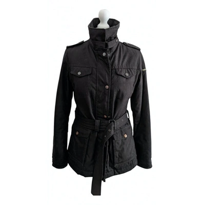Pre-owned Woolrich Caban In Black