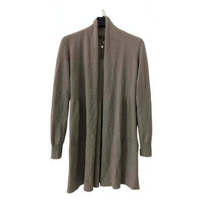 Pre-owned Repeat Cashmere Cardigan In Beige