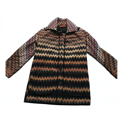 Pre-owned Missoni Wool Coat In Multicolour