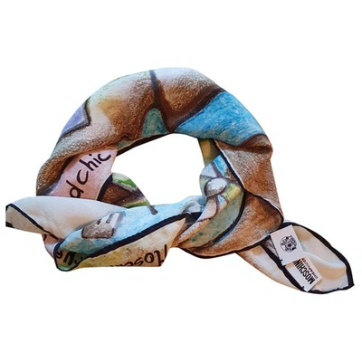 Pre-owned Moschino Cheap And Chic Silk Scarf In Multicolour