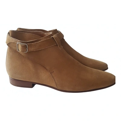 Pre-owned Iro Camel Suede Boots