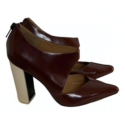 Pre-owned 3.1 Phillip Lim / フィリップ リム Patent Leather Heels In Burgundy