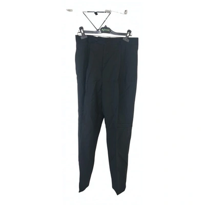 Pre-owned Pal Zileri Cashmere Trousers In Black