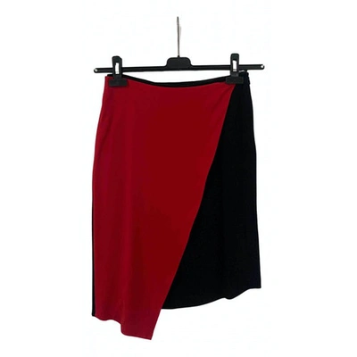 Pre-owned Maison Margiela Mid-length Skirt In Red
