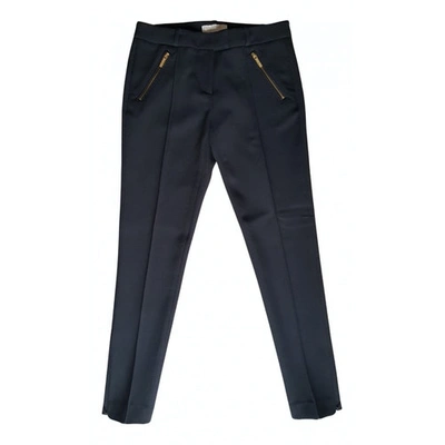 Pre-owned Michael Kors Wool Slim Pants In Black