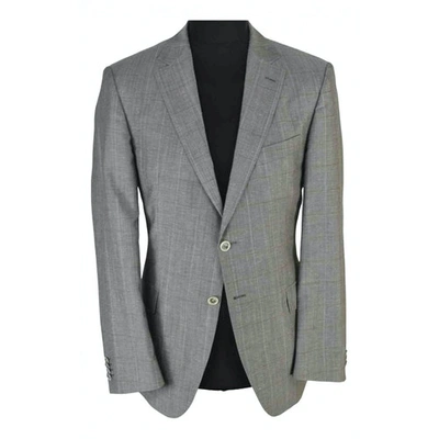 Pre-owned Tommy Hilfiger Wool Jacket In Grey