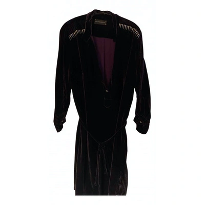 Pre-owned Zadig & Voltaire Fall Winter 2020 Purple Velvet Dress