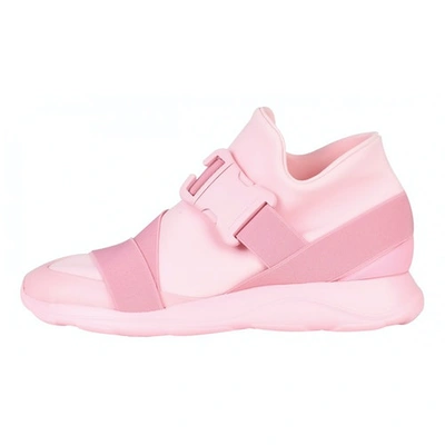 Pre-owned Christopher Kane Leather Trainers In Pink