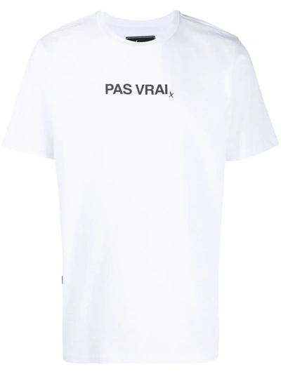 Paura Logo Print Short-sleeve T-shirt In White