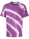 Msgm Cotton Crew Neck T-shirt In Purple