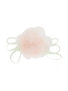 Piccola Ludo Floral Appliqué Brooch In Pink