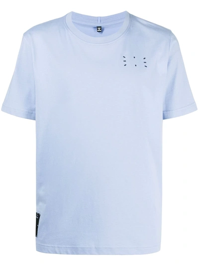 Mcq Swallow Short-sleeve Cotton T-shirt In Blue