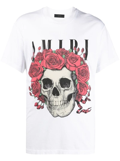 Amiri Grateful Dead Logo Graphic T-shirt In White