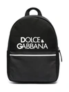 DOLCE & GABBANA LOGO-PRINT BACKPACK