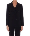 Alberto Biani Tailored Double-breasted Jacket In Blue