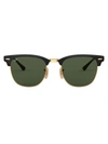 Ray Ban Rb3716 Clubmaster Sunglasses In Schwarz
