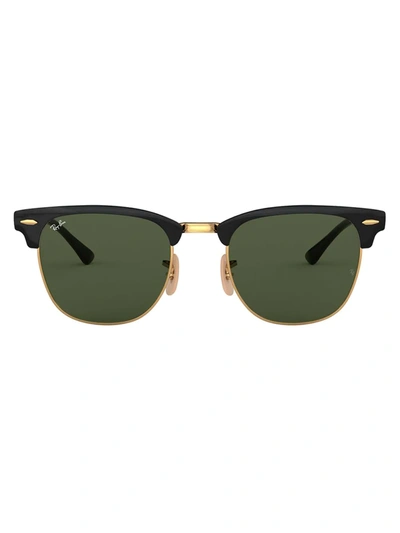 Ray Ban Rb3716 Clubmaster Sunglasses In Green Classic