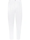 DOLCE & GABBANA PLEATED TAPERED TROUSERS