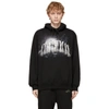 DOUBLET BLACK 'NOT CHRISTMAS' EMBROIDERY HOODIE