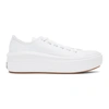 CONVERSE WHITE CHUCK TAYLOR ALL STAR MOVE OX SNEAKERS