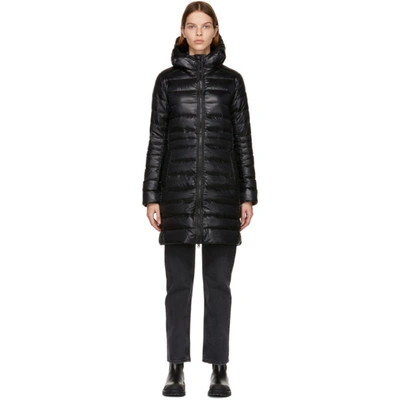 Canada Goose Cypress Packable Hooded 750-fill-power Down Puffer Coat In Black