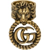 GUCCI GUCCI GOLD GG LION RING