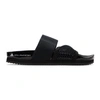 ADIDAS BY STELLA MCCARTNEY BLACK LETTE SANDALS