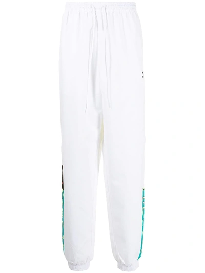 Puma Men's Og Disc Printed Track Pants In White