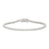 HATTON LABS SILVER & WHITE TENNIS BRACELET