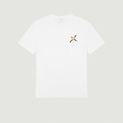 Axel Arigato Single Bee Bird Stretch Cotton T-shirt In White
