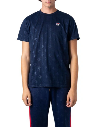 Fila Men's 687884170 Blue Polyester T-shirt