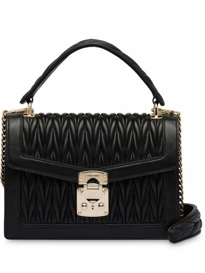 Miu Miu Women's Black Leather Handbag