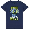 MAYORAL MAYORAL NAVY HERE COMES THE WAVE T-SHIRT,6080