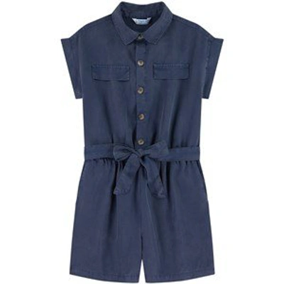 Mayoral Kids' Navy Jumpsuit In Blue