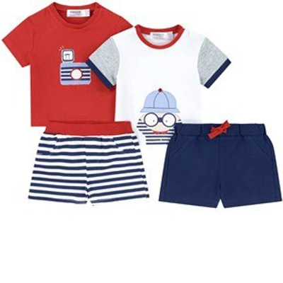 Mayoral Babies' Kids Clothing Set For Boys In Red
