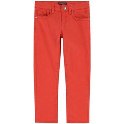 Mayoral Kids'  Red Slim Fit Trousers