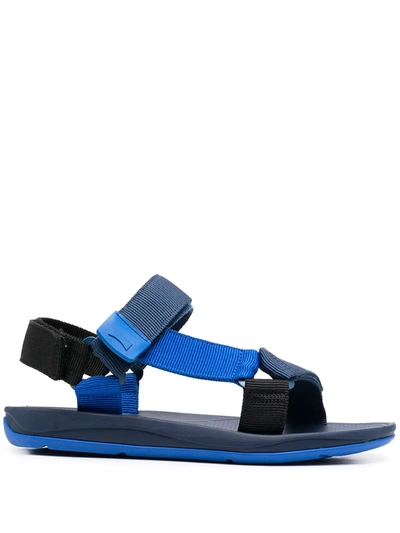 Camper Match Touch Strap Sandals In Blue