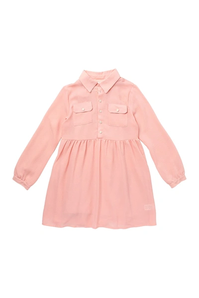 Sovereign Code Kids' Odessa Point Collar Dress In Blush