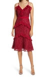 ADELYN RAE ENSLIE EMBROIDERED LACE DRESS,845279077854
