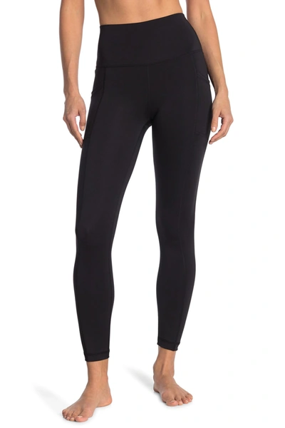 90 Degree By Reflex Airlink Elastic Free High Rise Leggings In Black